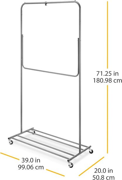 Whitmor Convertible Garment Rack，Gray