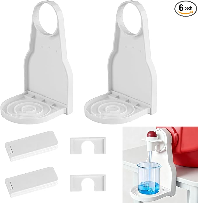 6PCS Laundry Detergent Drip Catcher Set,2 Complete Kits with Detergent Holder,Laundry Drip Catcher,Ball Dispenser for Mess-Free Laundry, Ideal for Home Washing Rooms and Organizers