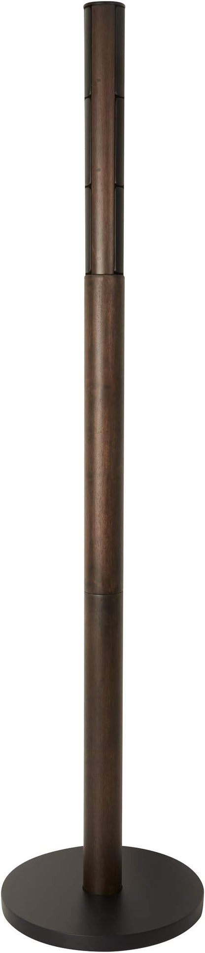 Umbra Flapper Coat Rack, Clothing Hanger, Umbrella Holder, and Hat Organizer, Great for Entryway, Black/Walnut (320361-048)