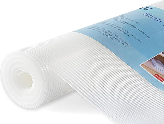 2 Rolls Shelf Liners, 17.5 Inches x 20 FEET Non-Slip Kitchen Cabinet Liner, Washable Oil-Proof Non-Adhesive Contact Paper for Kitchen Drawer, Cabinet, Shelves, Refrigerator, Storage, Desks, coutertops