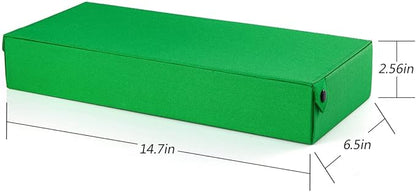 TRIUMPH VISION Sunglasses Organizer Storage Eyeglasses Holder - Multiple Glasses Case Box Eyewear Case with Lid