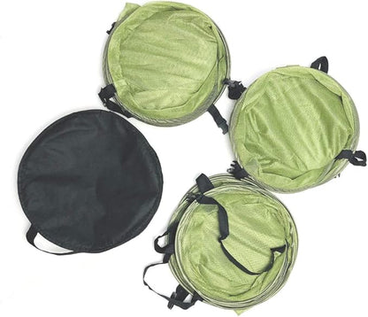 HORTIPOTS Herb Drying Rack Collapsible 2.5 ft Hanging Dry Net Rack for Hydroponic Herb Pot Vegetable Fruit Flower or Clothes Laundry