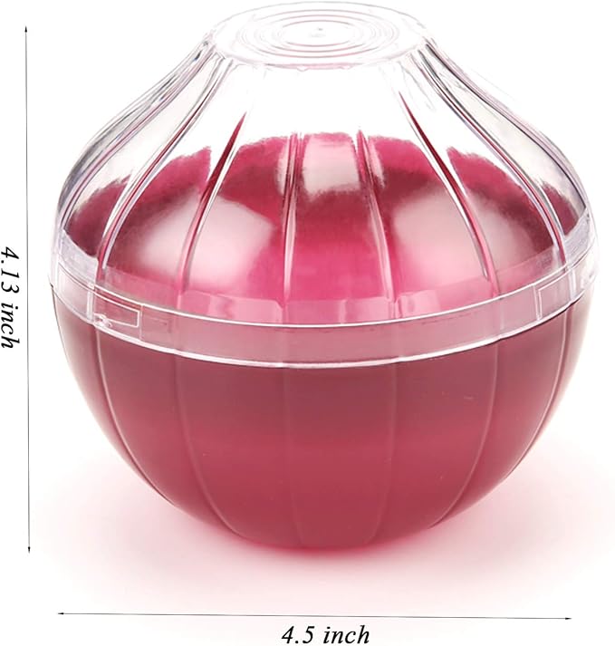 DIMVKA Onion Storage Containers, Onion Saver Keeper Fruit and Vegetable Storage Holder for Fridge