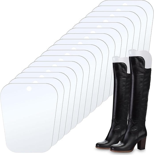 16 Pieces (8 Pairs) Boot Shaper Form Inserts Boots Tall Support to Keep Shape Holders for Women Men
