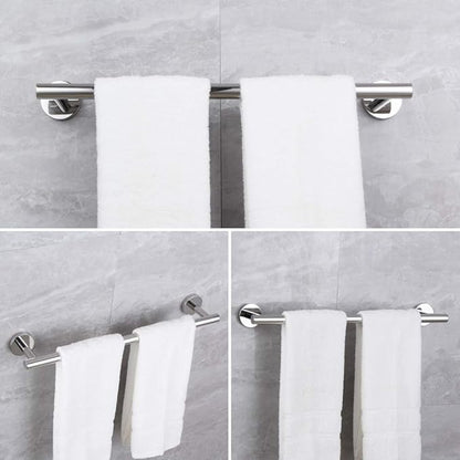 SUS 304 Stainless Steel Towel Bar 18-Inch Towel Rack Wall Mounted Towel Rail Towel Rod for Bathroom Modern Style Polished Finish