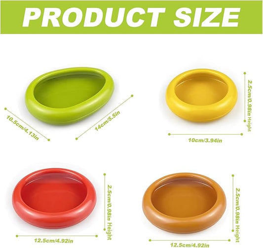 LYLHZRMDGC Set of 4 Fresh Food Containers, Fresh Pod, Reusable Silicone Storage Pods for Avocado, Onions, Tomatoes, Garlic – Anti-Oxidation for Fridge, Send Goods from Local Warehouse