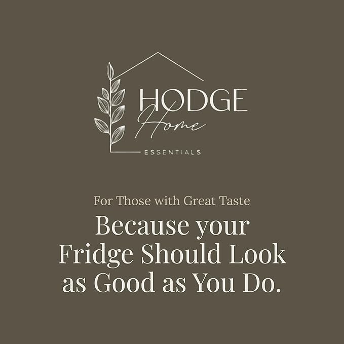 Hodge Home Essentials 5-Piece Drink Organizer for Fridge – Spring-Loaded Rolling Can & Bottle Holder – Kitchen Storage for Soda, Water, Baby Bottles – Sliding Beverage Dispenser (Black)