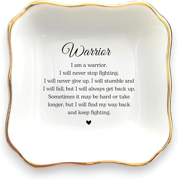 HatafaFurni Ring Dish Holder For Mom, Mother's Day Gifts for Aunt, Sister Godmother Friend Gifts, Men Ring Dish For Dad, Bridesmaid Gift, Women Gifts (Friend 2)