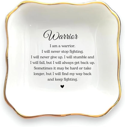 HatafaFurni Ring Dish Holder For Mom, Mother's Day Gifts for Aunt, Sister Godmother Friend Gifts, Men Ring Dish For Dad, Bridesmaid Gift, Women Gifts (Friend 2)