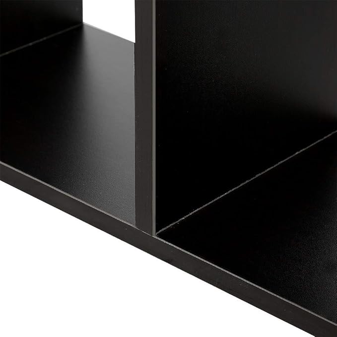 Desk Shelf, Adjustable Desktop Storage Organizer, Wood Display Shelf Rack, Office Supplies Desk Organizer, Black