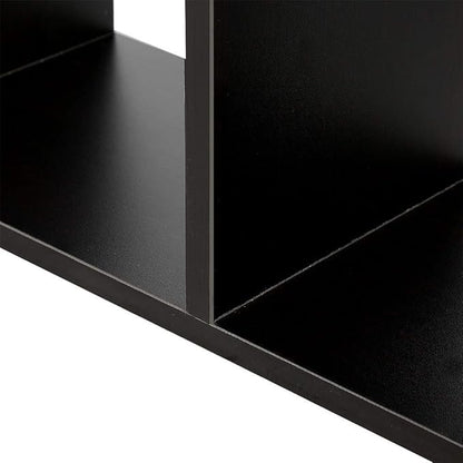 Desk Shelf, Adjustable Desktop Storage Organizer, Wood Display Shelf Rack, Office Supplies Desk Organizer, Black