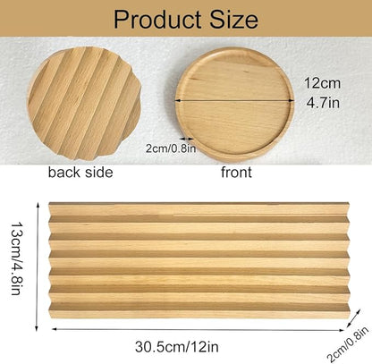 Pen Holder Office Desk Manager, A Desk Pen Holder with 6 Wavy Compartments, Pen Rack Office Accessories, Teacher Gifts, Suitable for School Office Art Accessories (Original)