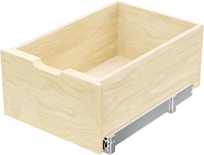 Pull Out Cabinet Organizer, Slide Out Wood Drawer, Pull Out Drawers for Cabinets, 8" High Pull Out Shelf for Kitchen Cabinet Pantry, 16½" W×21" D