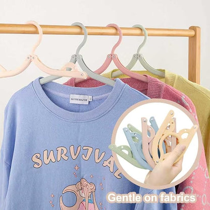 SHERY Travel Clothes Hangers Portable Folding Foldable Cloth Drying Rack Organizer Pack Accessories