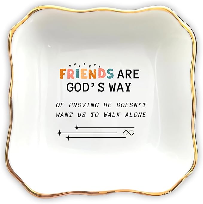 HatafaFurni Wedding Day Gift for Mom, Mother of Groom, Father of Groom, Sister and Sister in law, Aunt ; Ring Dish, Jewelry Dish on the Wedding, Birthday, Christmas (Friend Gifts)
