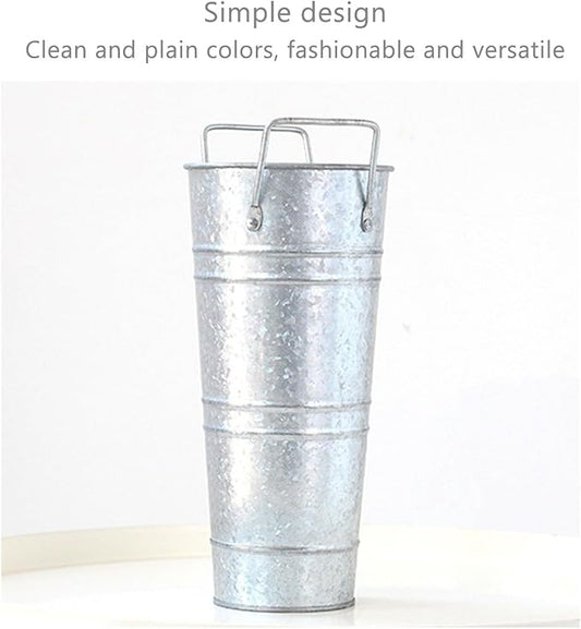 Indoor Commercial Umbrella Barrel，Large-capacity Entrance Umbrella Storage Rack For Hotel Offices，Round Metal Standing Umbrella Holder，Metal Umbrella Holder For Entryway，Umbrella Storage Bucket At The