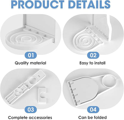 6PCS Laundry Detergent Drip Catcher Set,2 Complete Kits with Detergent Holder,Laundry Drip Catcher,Ball Dispenser for Mess-Free Laundry, Ideal for Home Washing Rooms and Organizers