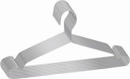 gofuch Wire Coat Hangers 10 Pack Strong Heavy Duty Stainless Steel Metal Coat Hangers Ultra Thin Space Saving Clothes Hangers 16.5 Inch