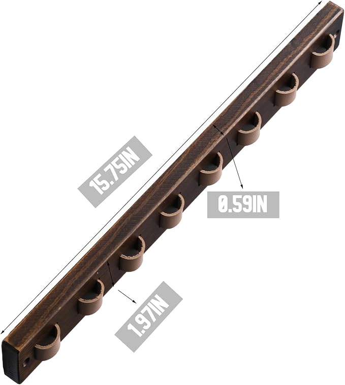 KELEQUI ZAP Gifts for Men Sunglass Organizer Wall Mounted Sunglasses Rack Wood Sun Glasses Holder for Multiple Glasses Hanger Storage Unique Birthday Gifts for Husband Dad