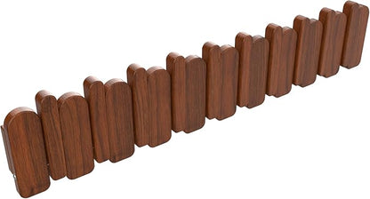 Wall Mounted Coat RackHooks Piano Key Hangers Natural Solid Wood Hanger Non-Woven Fabric Clothes Hangers for Closet, Kitchen, Bedroom, Bathroom, Entryway (Moon-Walnut, 10 Hooks)