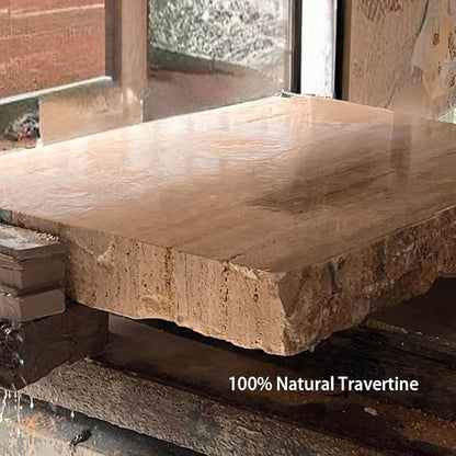 Natural Travertine Tray Luxury Travertine Vanity Organizer Cloud Shape for Bathroom Kitchen Counter, Decorative Tray for Dresser Home Décor