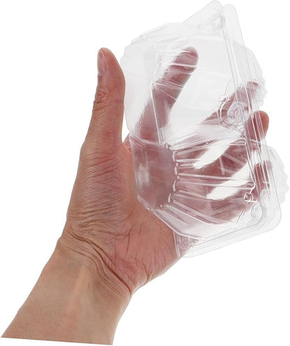 6pcs Goose Egg Packaging Box Egg Crate Plstic Egg Tray Half Dozen Egg Cartons Egg Storage Organizer Goose Egg Holder Clear Egg Cartons Holder Pulp Egg Cartons Eggs Pvc Transparent