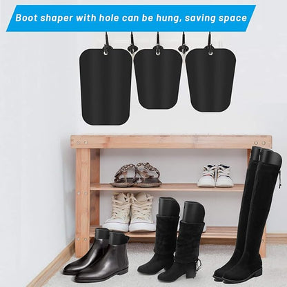 AHIER Boot Shapers - 12 Sheets for Tall Boots, 3 Sizes - 12/14/16in, Stand Up Inserts (6 Pairs)
