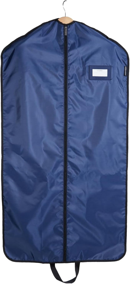 Covermates Keepsakes Garment Bag Set - Premium Polyester - Full Length Zipper - ID Window - Carrying Handles - Closet Storage, Blue