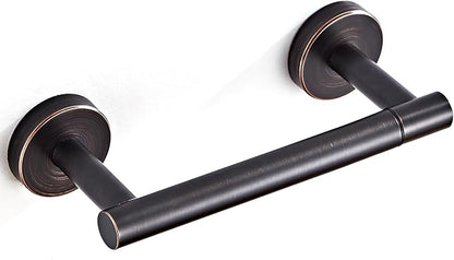 Bronze Toilet Paper Holder SUS304 Stainless Steel Double Post Pivoting Toilet Paper Roll Holder Wall Mounted Toilet Tissue Holder for Commercial Bathroom RV Oil Rubbed Bronze