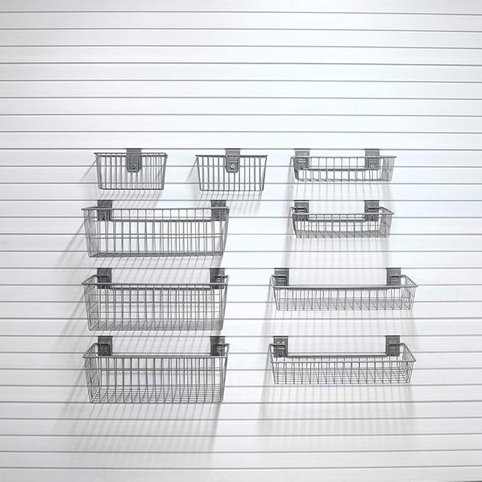 9 Piece Select Basket Bundle Slatwall Accessory Kit