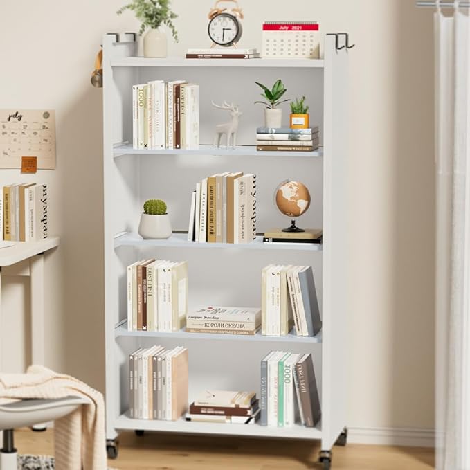 Large Expandable Closet Storage Shelves with Seamless Sticker, 15.8'' Width Adjustable Wardrobe Shelf Storage Rack DIY Divider RV Separator for Cabinet Pantry, 2Pack