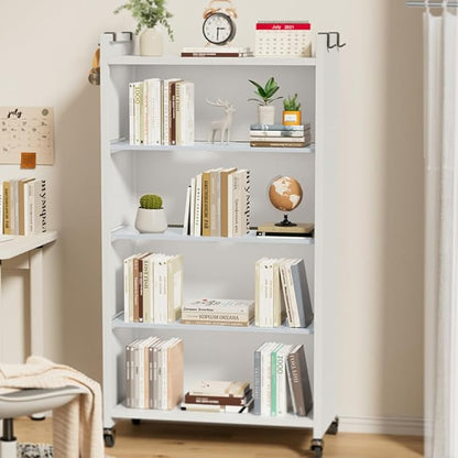 Large Expandable Closet Storage Shelves with Seamless Sticker, 15.8'' Width Adjustable Wardrobe Shelf Storage Rack DIY Divider RV Separator for Cabinet Pantry, 2Pack