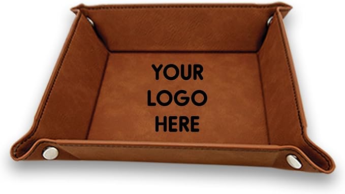 Krezy Case Valet Tray For Men, PU Leather Valet Customized Tray, PU Leather Valet Tray For Women, Desk Organizer, Mens Valet Tray, Personalized Catch All Tray