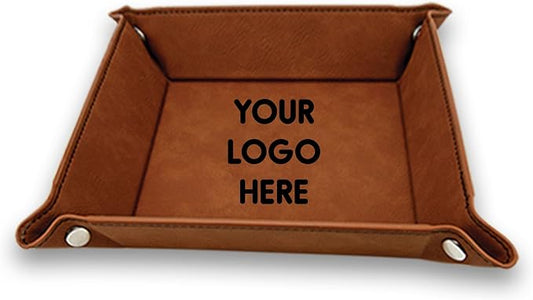 Krezy Case Valet Tray For Men, PU Leather Valet Customized Tray, PU Leather Valet Tray For Women, Desk Organizer, Mens Valet Tray, Personalized Catch All Tray