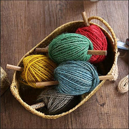 DOKOT Woven Rattan Baskets - Set of 3, Perfect for Kitchen Storage and Organizing Fruits