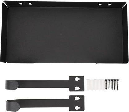 Ironing Board Hanger Wall Mount Heavy Duty Space Saving Laundry Room Organizer for T Y Shaped Ironing Boards Carbon Steel Black 32 x 15.75 x 4.57 cm