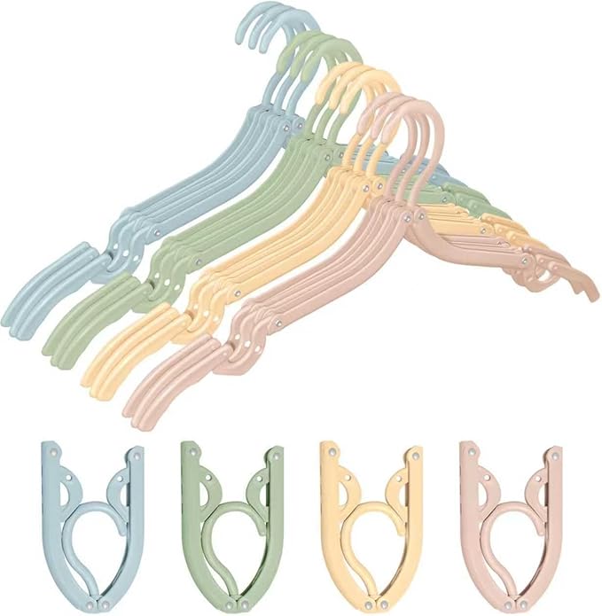 Travel Clothes Hangers Portable Folding Foldable Cloth Drying Rack Organizer Pack Accessories