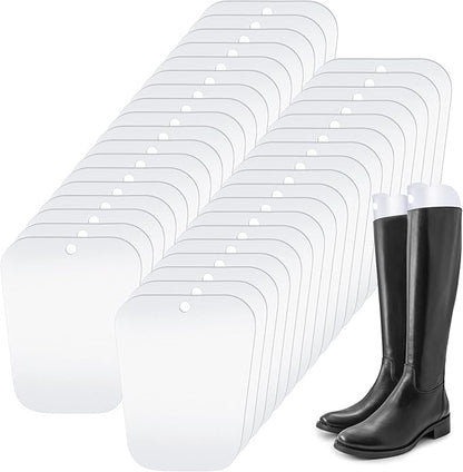 Coume 30 Pieces (15 Pairs) Boot Shapers Form Inserts Keeper Tall Boots Support Holders for Women Men