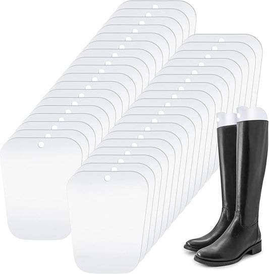 Coume 30 Pieces (15 Pairs) Boot Shapers Form Inserts Keeper Tall Boots Support Holders for Women Men