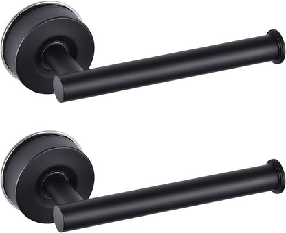 JOMOLA Toilet Paper Holder Black, 2 Pack