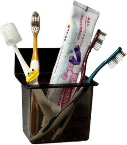 SOUNXUN® Toothbrush Holder Bathroom Toothbrush Holder Set Countertop Bathroom Organizer - Detachable Electric Toothbrush & Toothpaste Holder with draining Slots for Family & Small Bathrooms