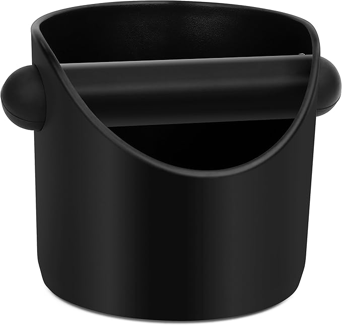 Small Coffee Knock Box 4.3 Inch, Apexstone Coffee Mini Knock Box, Mini Knock Box Espresso, Small Knock Box Espresso with Removable Knock Bar And Non-Slip Base