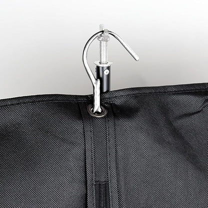 BOMEI PACK Black Garment Bags for Hanging Clothes or Travel 40" Suit Bags for Storage of Coats,Sweater, Jacket,T-shirts and Dresses(4 Packs)