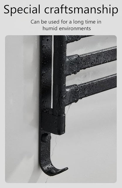 Rotating Towel Rack BSELUTNGY - Durable Space Saving Towel Racks for Bathroom Outdoor for Pool Over The Door Towel Rack Ideal for Balconies Cabinets Kitchens Perfect for Any Decor Style