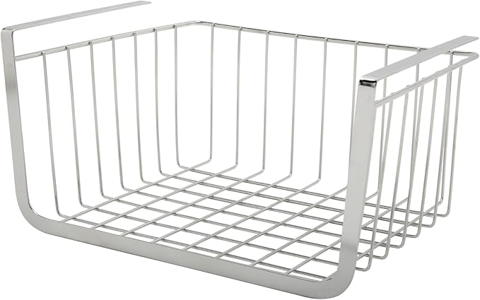 Upper Cabinets Hanging Shelf (Stainless Steel, 6.2" H x 12" W x 9.8" D)