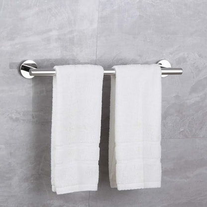 SUS 304 Stainless Steel Towel Bar 18-Inch Towel Rack Wall Mounted Towel Rail Towel Rod for Bathroom Modern Style Polished Finish
