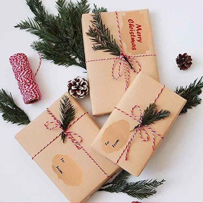 300 Pcs Gift Tags Stickers Name Labels Stickers, Self-Adhesive Handmade Bottle All-Purpose Jar Labels for Presents Easter Decorations Jars Food Craft