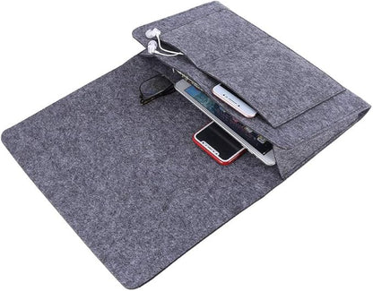 Luxurious Grey Armrest Organizer, Caddy for Sofa, Couch, Chair Armrest, Remote Control, Cell Phone, Book, Magazine, Glasses, Snacks