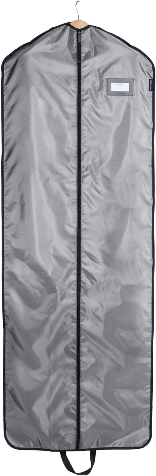 Covermates Keepsakes Garment Bag Set - Premium Polyester - Full Length Zipper - ID Window - Carrying Handles - Closet Storage, Grey