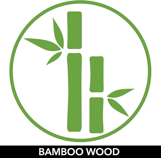 mDesign Bamboo Wood Kitchen Cabinet Drawer Organizer Tray Bins - Multipurpose - Use in Drawers, on Countertops, Shelves or in Pantry - Varied Sizes - Echo Collection - Set of 5 - Natural